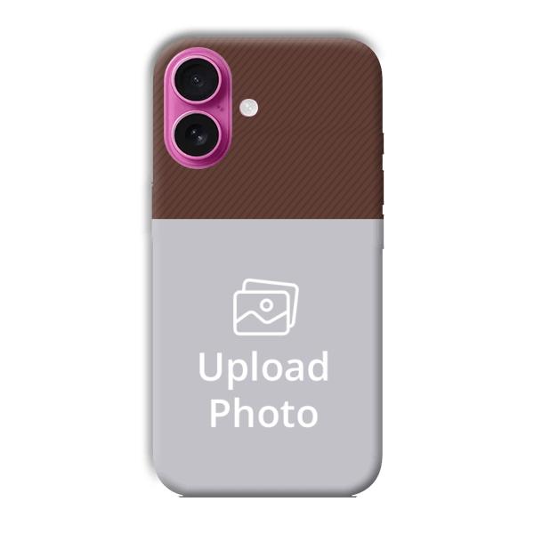 Brown Customized Printed Back Cover for Apple iPhone 16