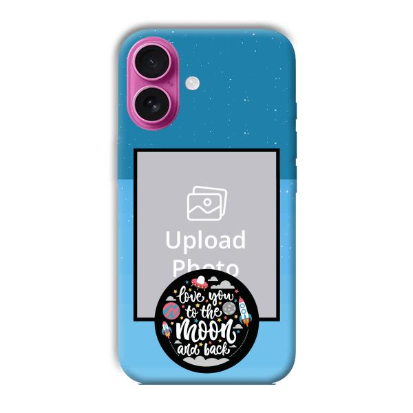 Love You Customized Printed Back Cover for Apple iPhone 16