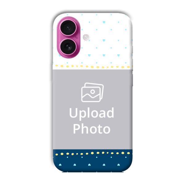Cute Hearts Customized Printed Back Cover for Apple iPhone 16