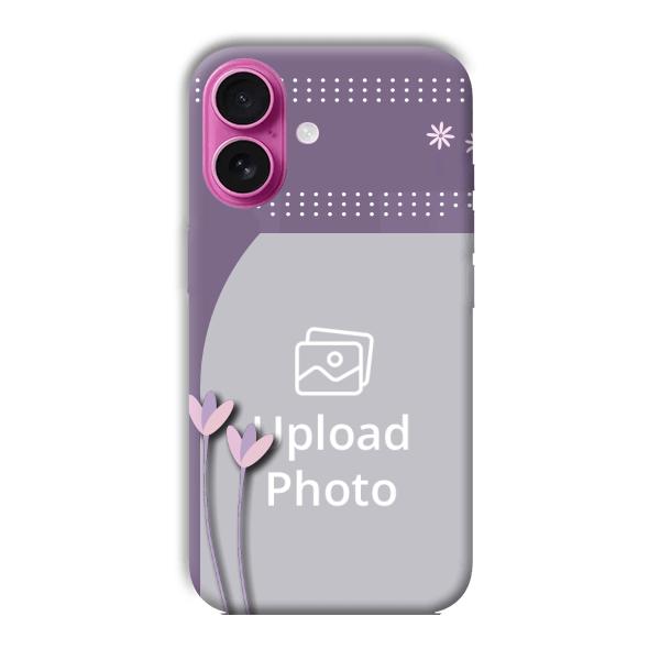 Lilac Pattern Customized Printed Back Cover for Apple iPhone 16