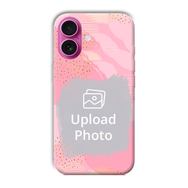 Sparkly Pink Customized Printed Back Cover for Apple iPhone 16