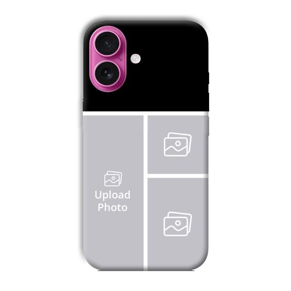 White Lines Customized Printed Back Cover for Apple iPhone 16