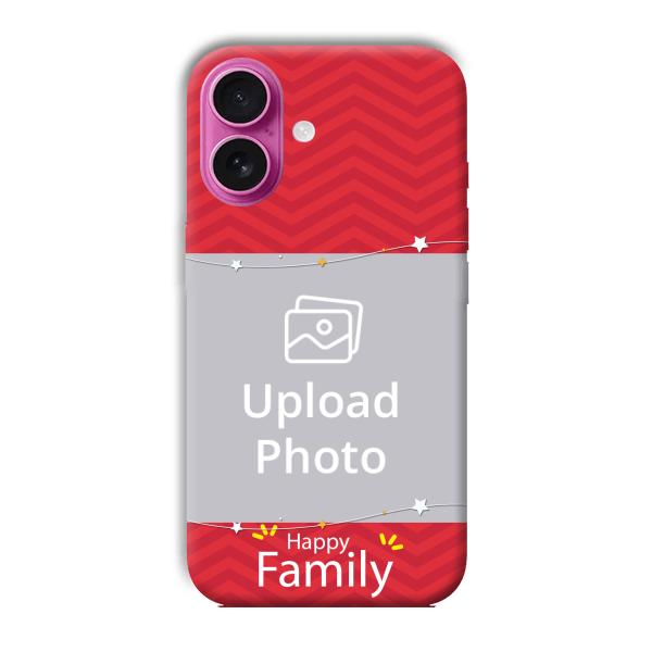Happy Family Customized Printed Back Cover for Apple iPhone 16