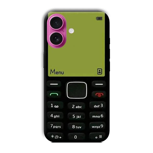 Nokia Feature Phone Customized Printed Back Cover for Apple iPhone 16