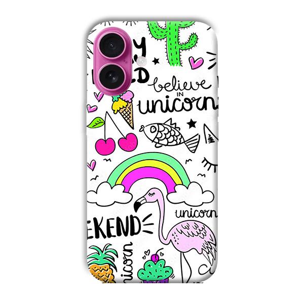 Stay Wild Phone Customized Printed Back Cover for Apple iPhone 16