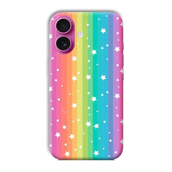 Starry Pattern Phone Customized Printed Back Cover for Apple iPhone 16