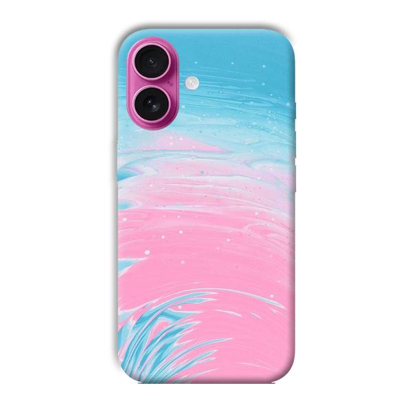 Pink Water Phone Customized Printed Back Cover for Apple iPhone 16