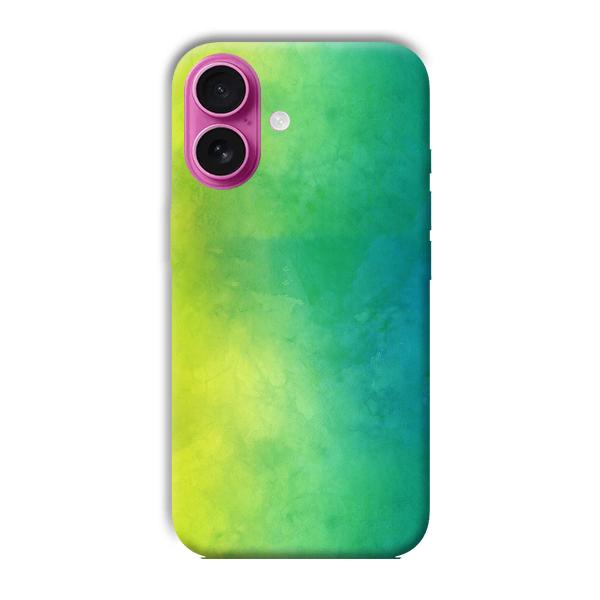 Green Pattern Phone Customized Printed Back Cover for Apple iPhone 16