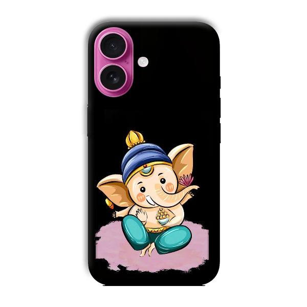 Ganpathi Ji Phone Customized Printed Back Cover for Apple iPhone 16