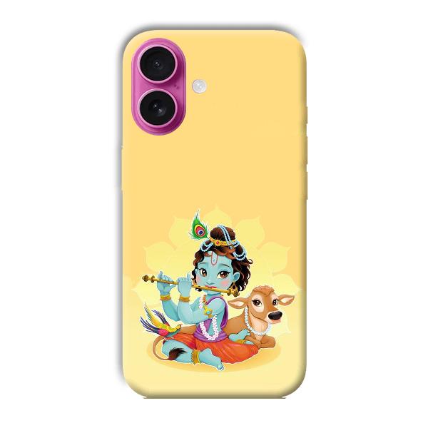 Baby Krishna Phone Customized Printed Back Cover for Apple iPhone 16