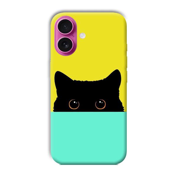 Black Cat Phone Customized Printed Back Cover for Apple iPhone 16