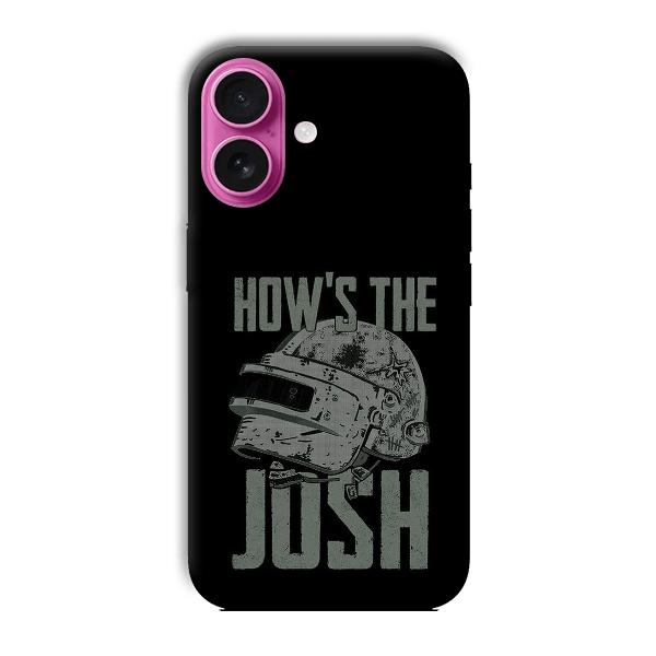 How's The Josh Phone Customized Printed Back Cover for Apple iPhone 16