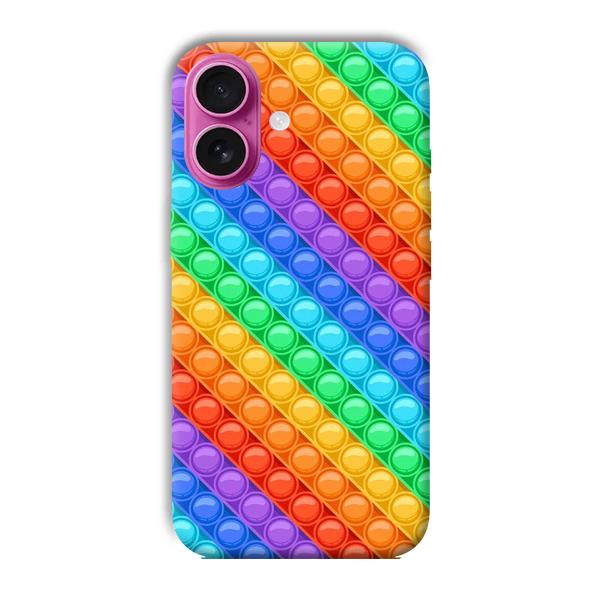 Colorful Circles Phone Customized Printed Back Cover for Apple iPhone 16