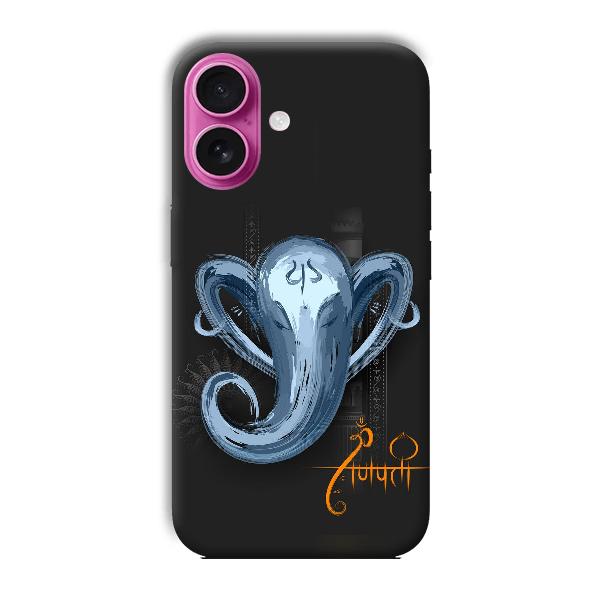 Ganpathi Phone Customized Printed Back Cover for Apple iPhone 16
