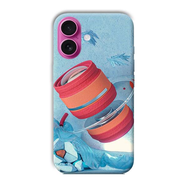 Blue Design Phone Customized Printed Back Cover for Apple iPhone 16