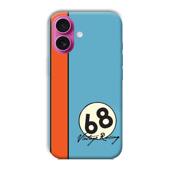 Vintage Racing Phone Customized Printed Back Cover for Apple iPhone 16