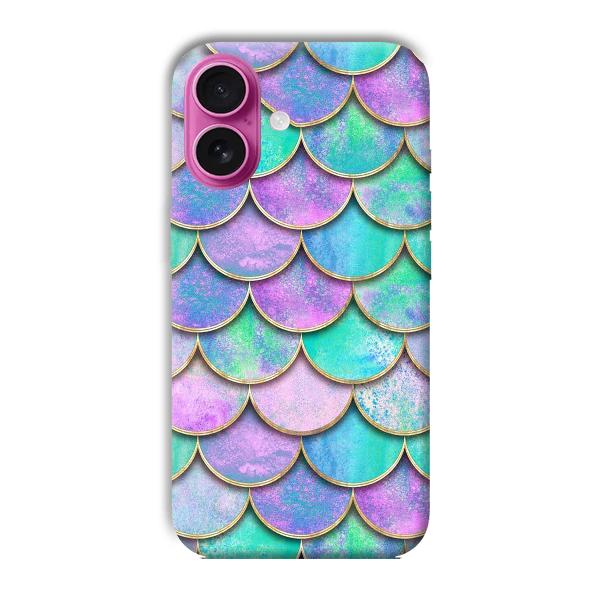 Mermaid Design Phone Customized Printed Back Cover for Apple iPhone 16