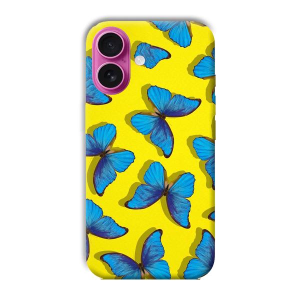 Butterflies Phone Customized Printed Back Cover for Apple iPhone 16