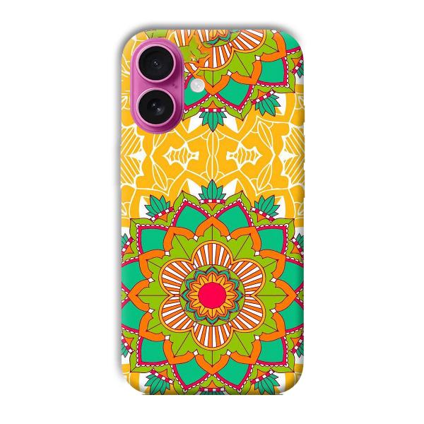 Mandala Art Phone Customized Printed Back Cover for Apple iPhone 16