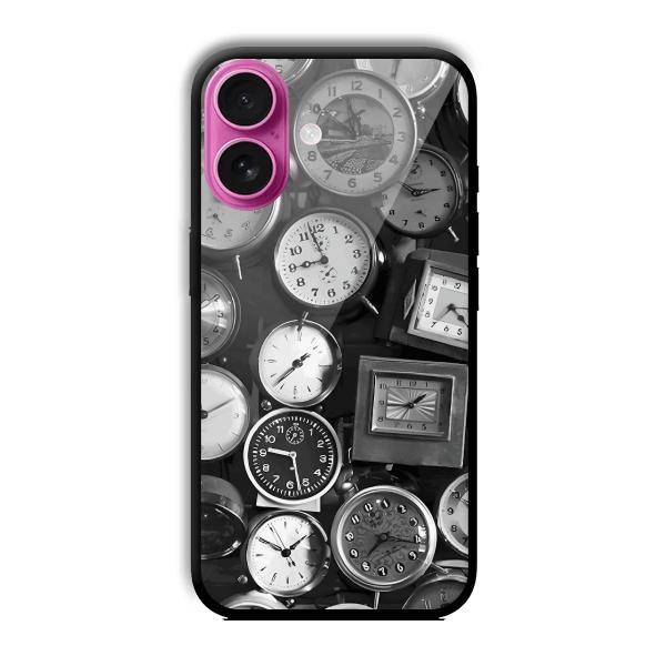 Alarm Clocks Customized Printed Glass Back Cover for Apple iPhone 16
