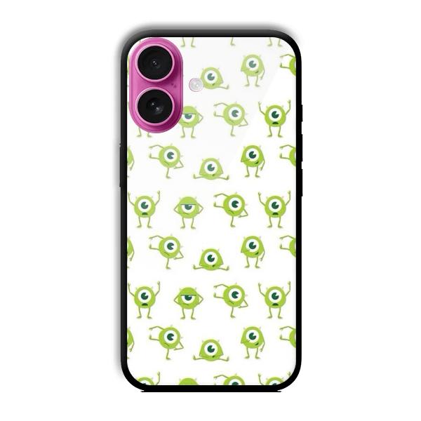 Green Eyes Customized Printed Glass Back Cover for Apple iPhone 16