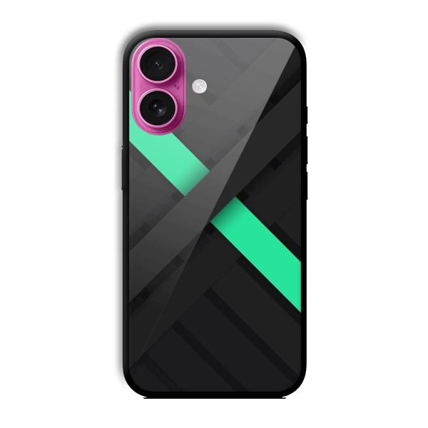 Green Cross Customized Printed Glass Back Cover for Apple iPhone 16