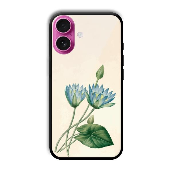 Flowers Customized Printed Glass Back Cover for Apple iPhone 16