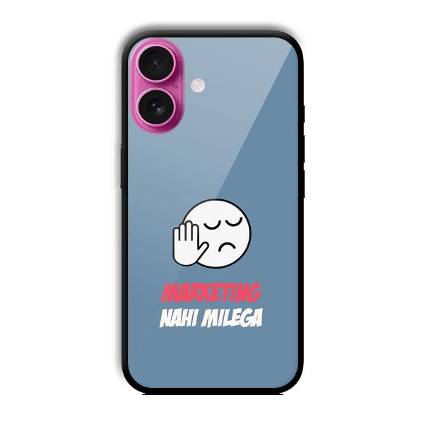Marketing Customized Printed Glass Back Cover for Apple iPhone 16
