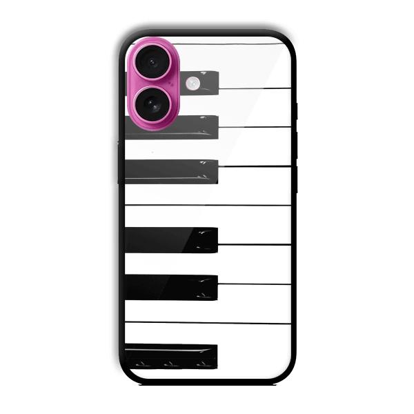 Piano Customized Printed Glass Back Cover for Apple iPhone 16