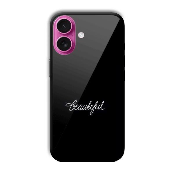 Beautiful Customized Printed Glass Back Cover for Apple iPhone 16