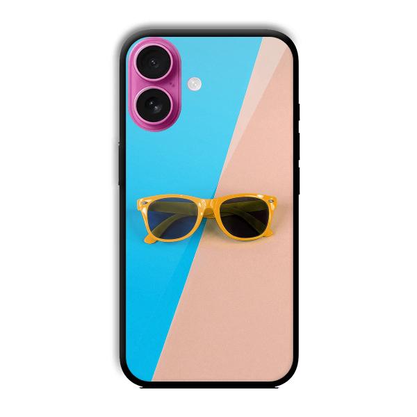 Cool Sunglasses Customized Printed Glass Back Cover for Apple iPhone 16
