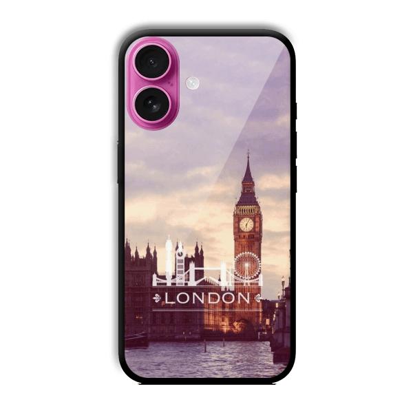 London Customized Printed Glass Back Cover for Apple iPhone 16