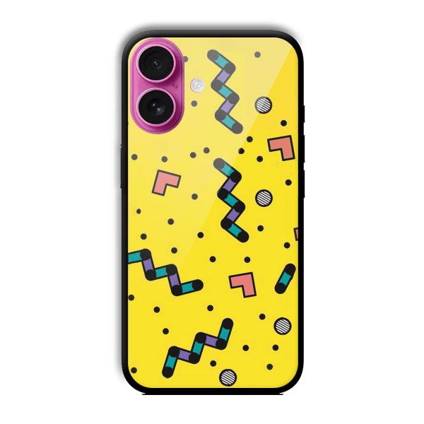 Yellow Game Customized Printed Glass Back Cover for Apple iPhone 16