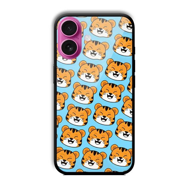 Laughing Cub Customized Printed Glass Back Cover for Apple iPhone 16
