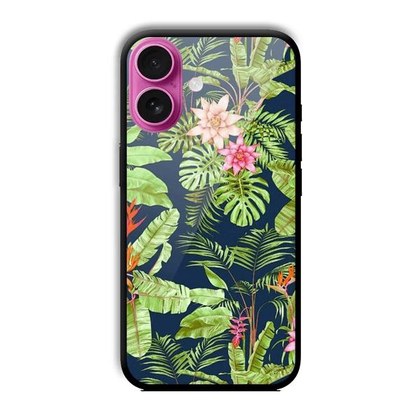 Forest at Night Customized Printed Glass Back Cover for Apple iPhone 16