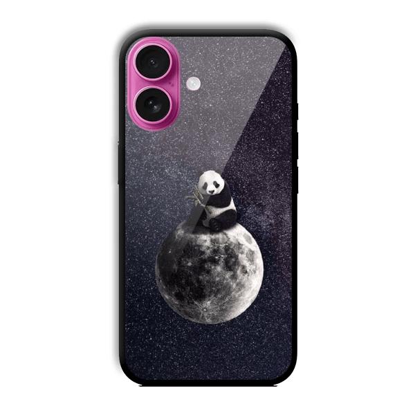 Astronaut Panda Customized Printed Glass Back Cover for Apple iPhone 16