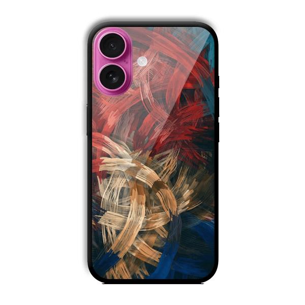 Painted Frame Customized Printed Glass Back Cover for Apple iPhone 16