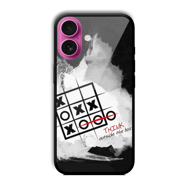 Think Outside the Box Customized Printed Glass Back Cover for Apple iPhone 16