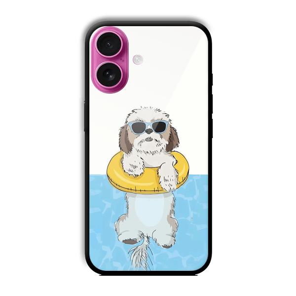 Cool Dog Customized Printed Glass Back Cover for Apple iPhone 16