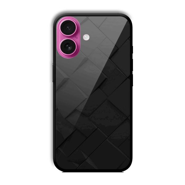 Dark Bricks Customized Printed Glass Back Cover for Apple iPhone 16
