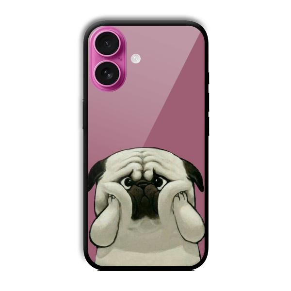 Chubby Dogo Customized Printed Glass Back Cover for Apple iPhone 16