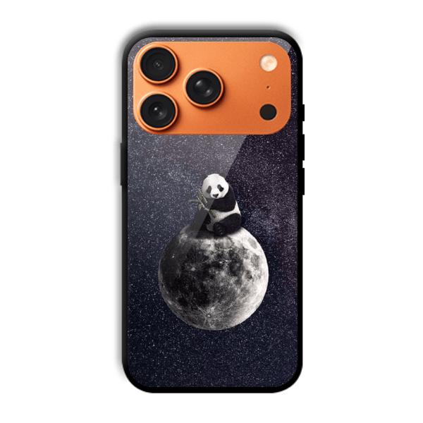 Astronaut Panda Customized Printed Glass Back Cover for iPhone 17 Pro Max
