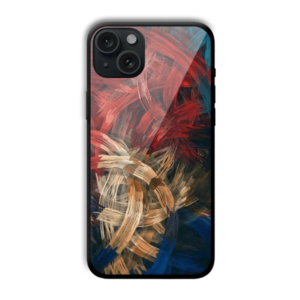 Painted Frame Customized Printed Glass Back Cover for Apple iPhone 15 Plus
