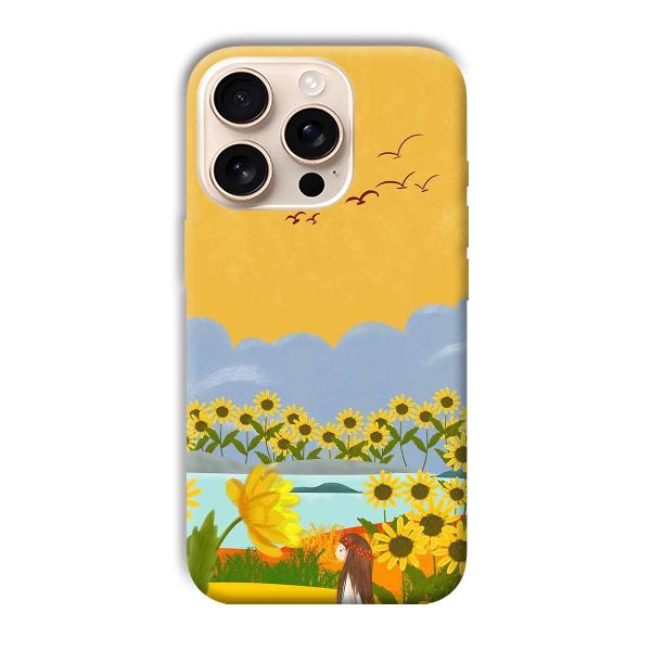 Girl in the Scenery Phone Customized Printed Back Cover for Apple iPhone 16 Pro