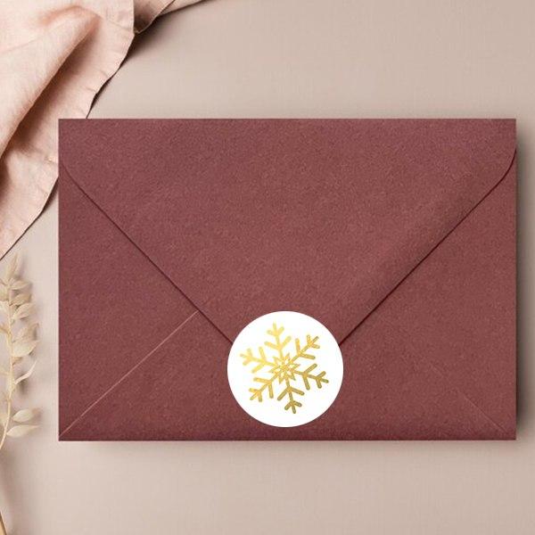 Christmas Themed Customized Printed Envelope Seal Sticker