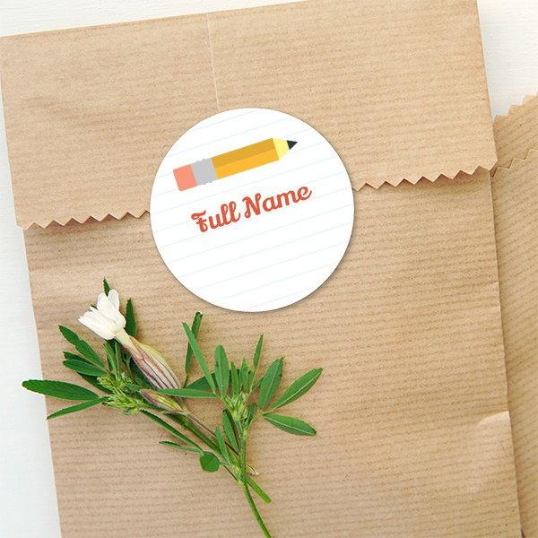 Academic Themed Customized Printed Envelope Seal Sticker