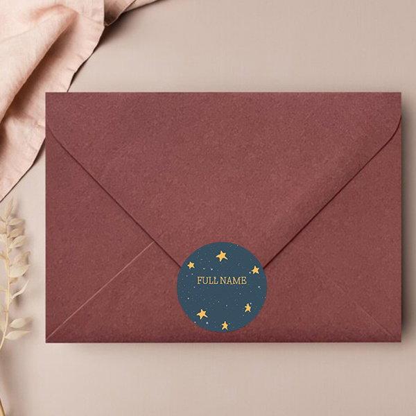 Starlit Customized Printed Envelope Seal Sticker
