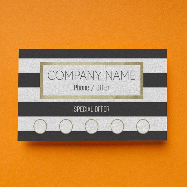 Journalism & Media Customized Rectangle Loyalty Cards - Set of 100 Cards