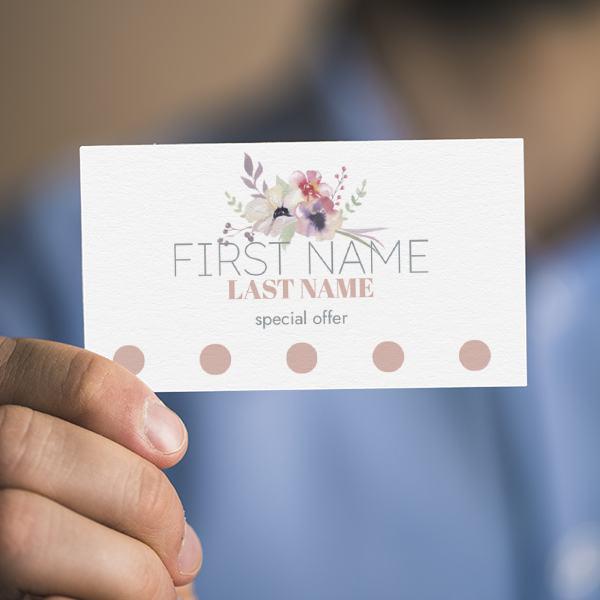 Public Relations Customized Rectangle Loyalty Cards - Set of 100 Cards