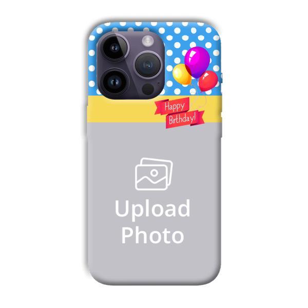 Happy Birthday Customized Printed Back Case for Apple iPhone 14 Pro